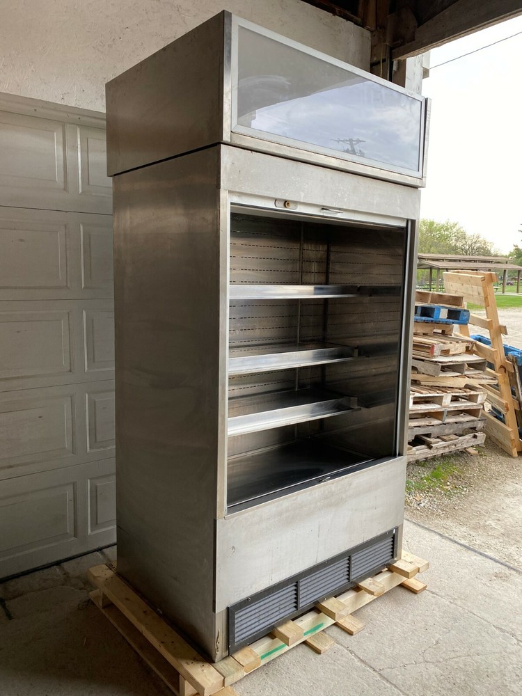RPI Refrigerated Lighted Security Display Case 48 Inch Cabinet 110/220 Tested