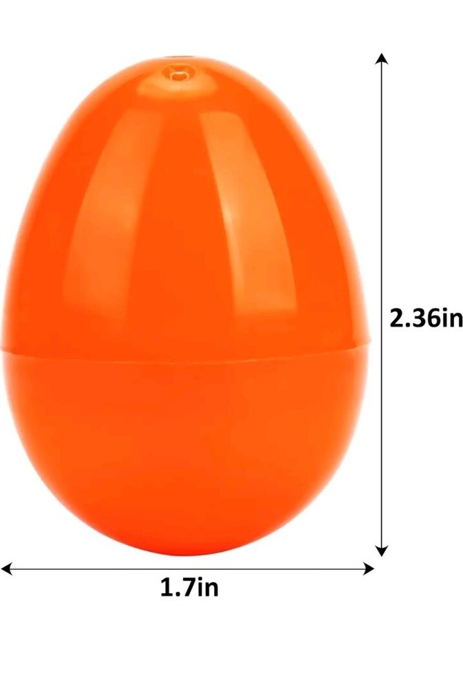 YEAHBEER 500 Easter Eggs, 2.36“ Assorted Bright Colors Plastic 500 Pcs
