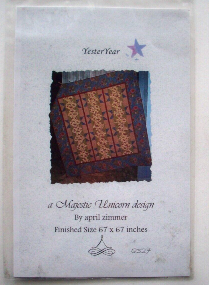 Yesterday pieced block quilt pattern *A