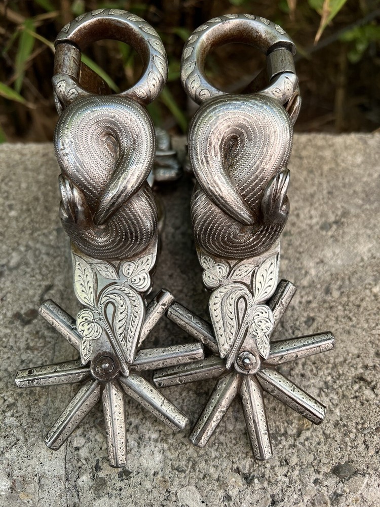 Antique Mexican Snake Spurs