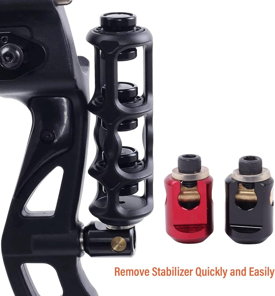 Bow Stabilizer with Adjustable Angle - Ideal for Compound & Recurve Bows