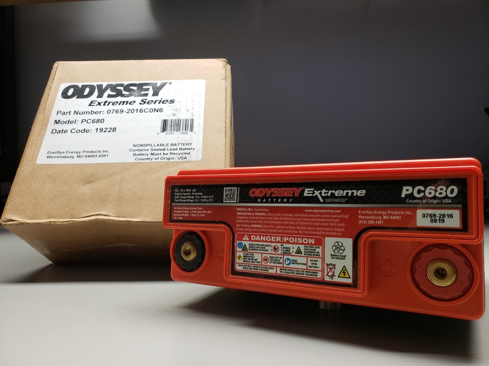 Odyssey ODS-AGM16L / PC680 Powersport Extreme Battery