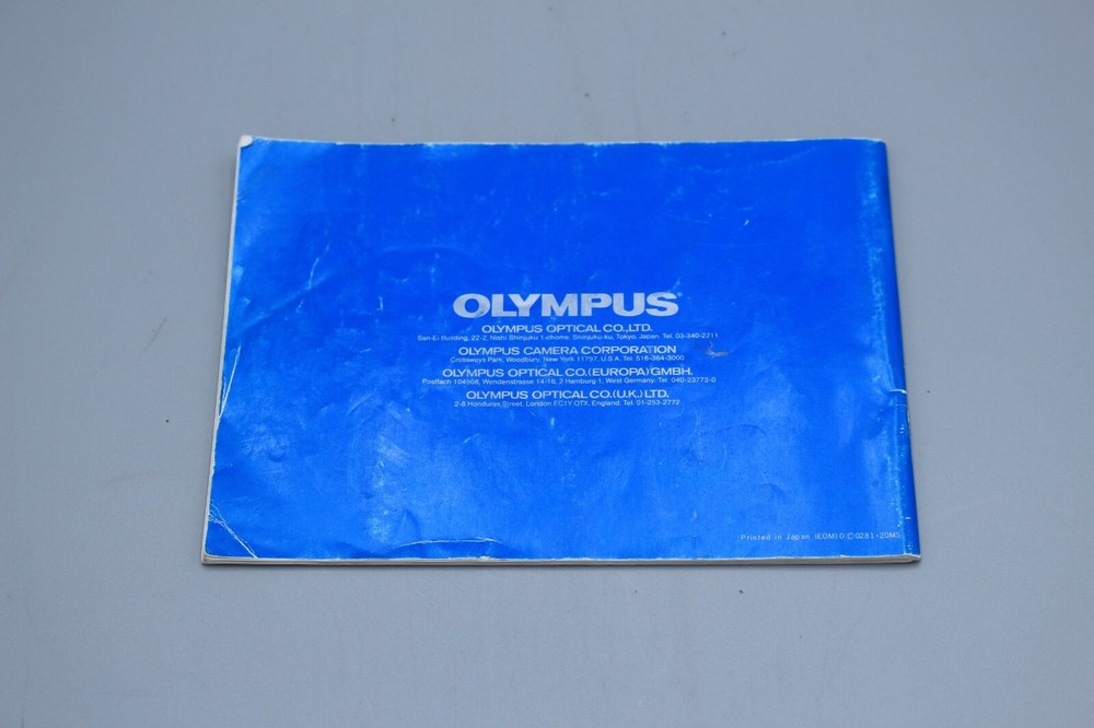 Olympus OM-10 Instruction Manual