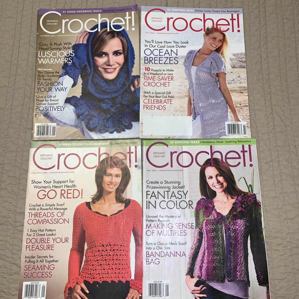 Crochet! Defining Crochet Four Magazines
