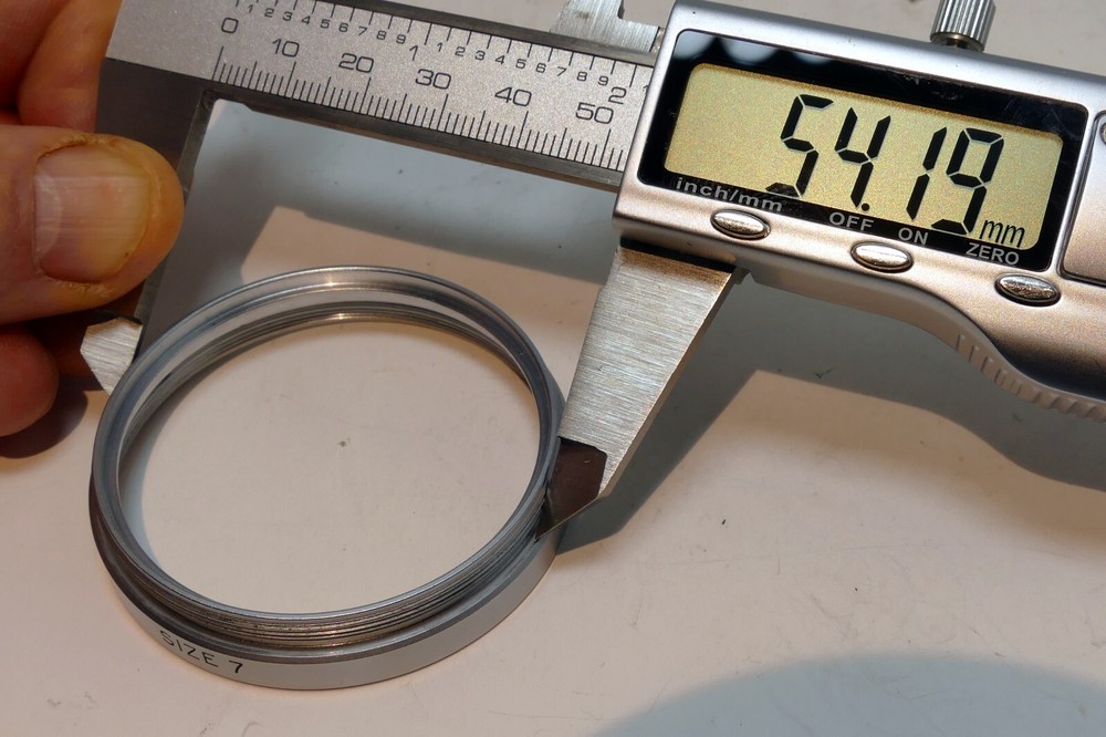 54mm to series 7 VII Threaded retaining filter ring