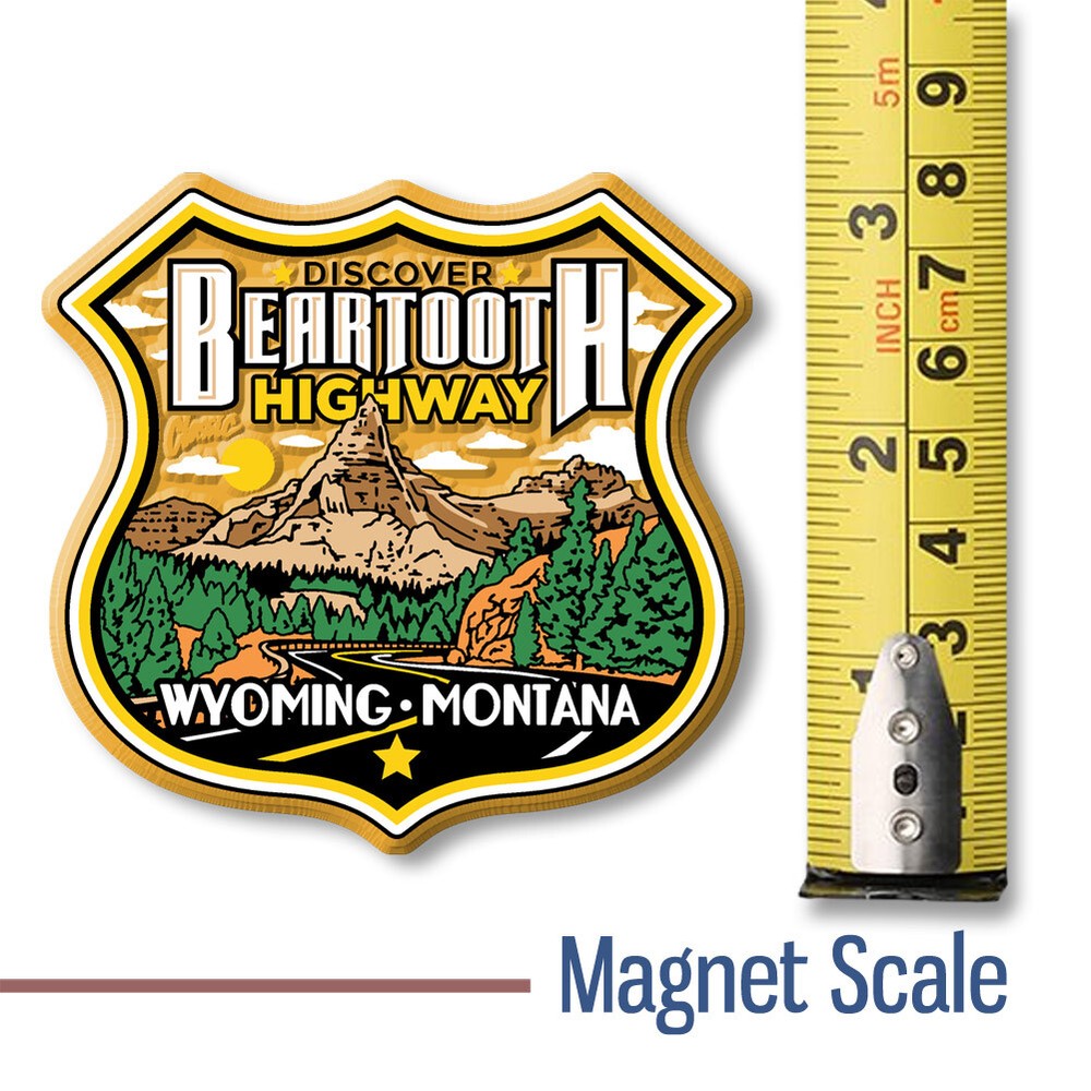 Beartooth Highway Scene Magnet by Classic Magnets