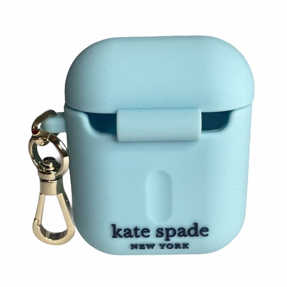 Kate Spade Airpods Silicone Case Blue multi