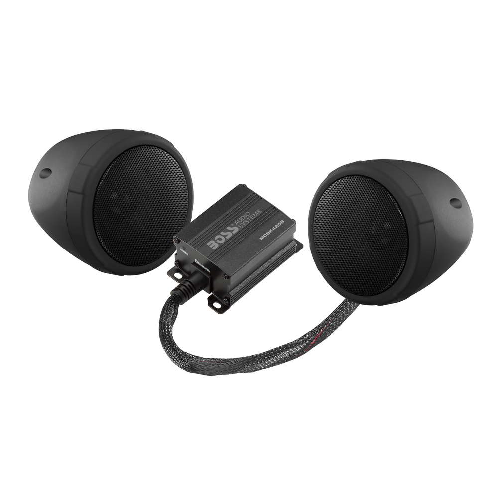 BOSS Audio MCBK425BA Motorcycle Speaker Sound System