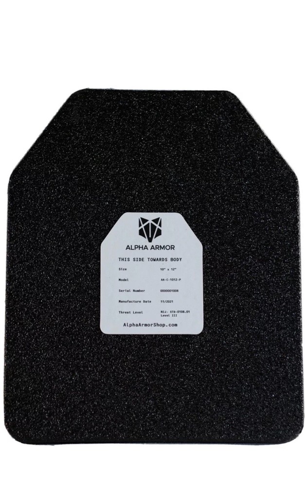 Alpha Armor Level 3 Tactical Vest+Plates