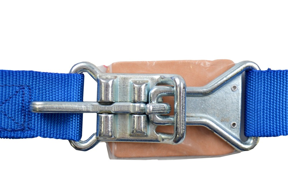 3 POINT SEAT BELT RACE HARNESS 2" LATCH & LINK PULL DOWN LAPS FLOOR MOUNT BLUE