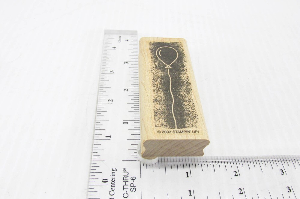 Balloon On A String Rubber Stamp - Stamp Set D43