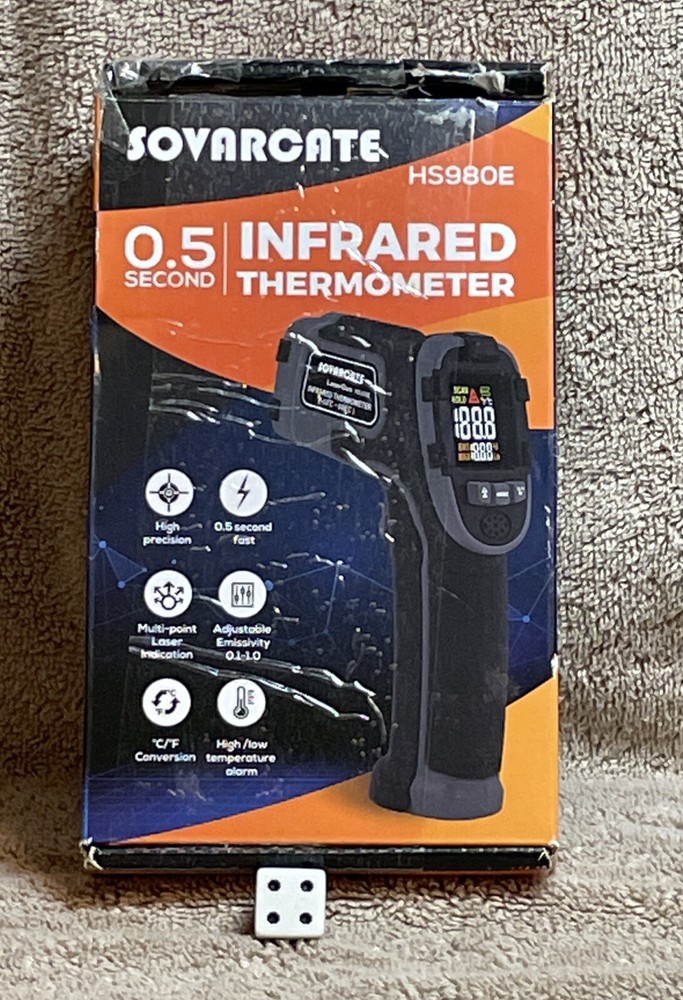 Digital IR Infrared Laser Thermometer 0.5 Second