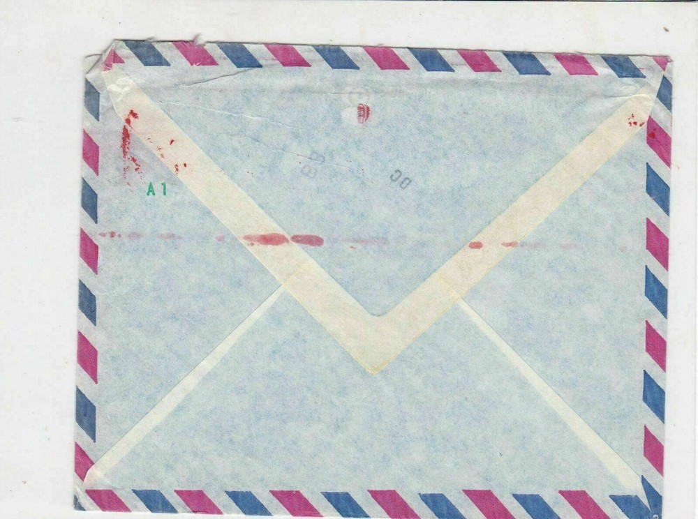 chile 1980 stamps cover ref 19515
