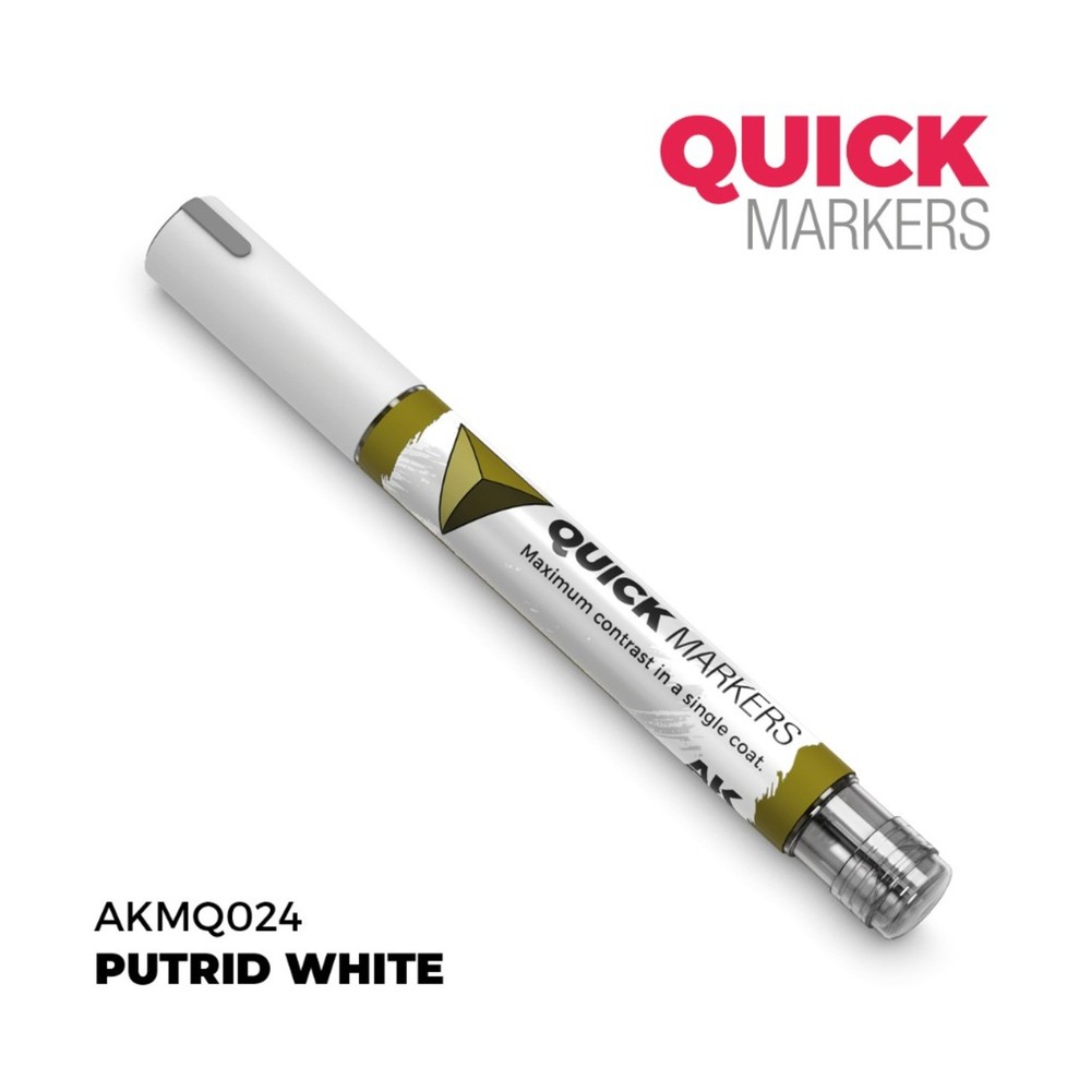 AK Paint Quick Markers Putrid White New