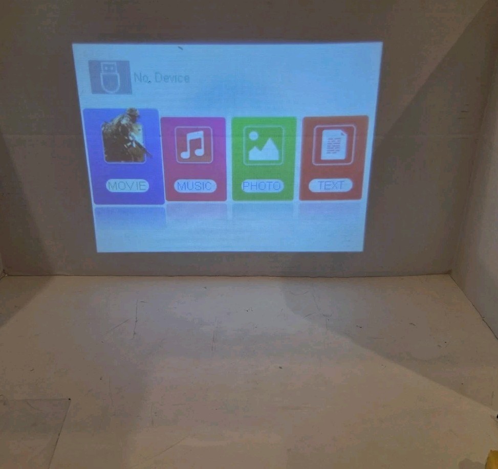 Meyoung Mini Projector Cube With Speakers, HDMI / USB Inputs