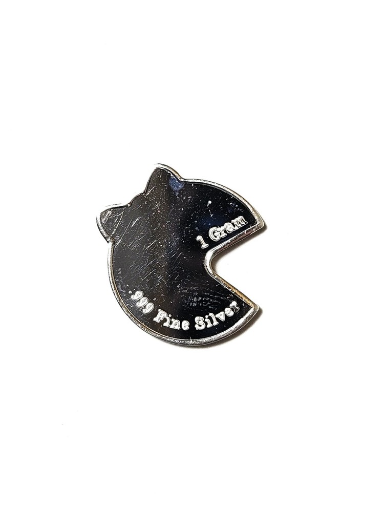 Ms Pac Man 1 Gram .999 Fine Silver Bar 🆕