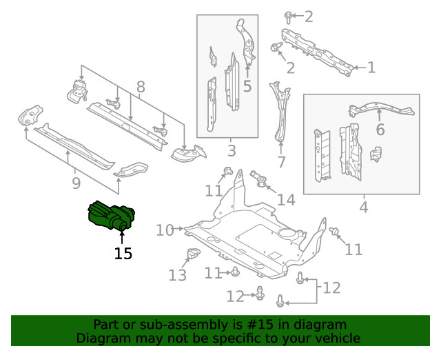 Genuine Subaru Temp Sensor 73730AG00A