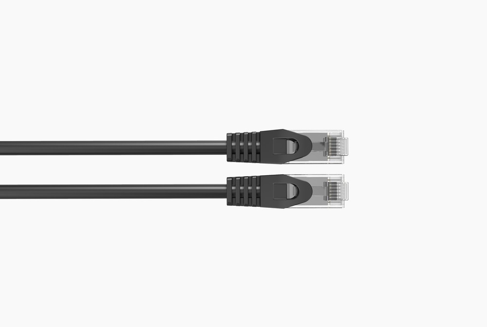CAT6 Slim Ethernet Patch Cable Black 26 AWG 10FT