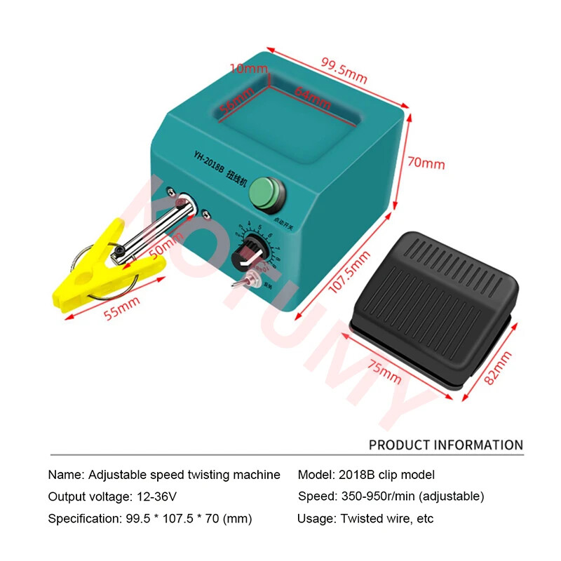 Electric Twist Wire Tool Shielded Wire Twisting Machine Forward and Reverse