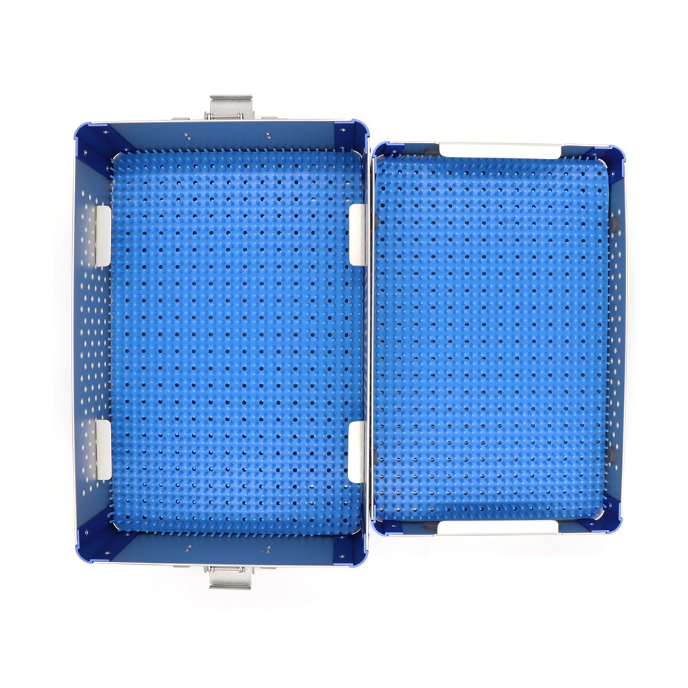 Extra Long Sterilization Tray Double Layer 600x250x100mm Fits Scissors, Forceps