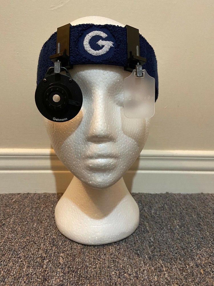#397N Gehmann Headband w/ adjustable Iris & 30mm Eyeshield ISSF