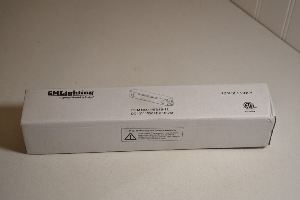 GM Lighting PSD15-12 DC 12V 15W LED Driver