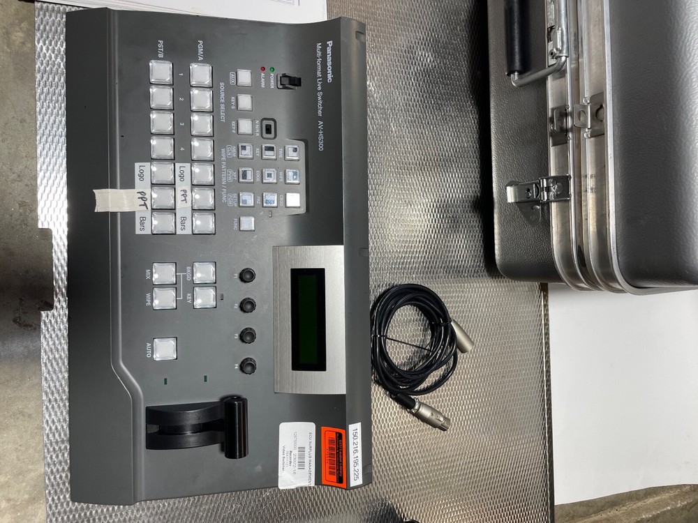 Panasonic AV-HS300 Multi-Format Live Switcher w/AW-P5510AN
