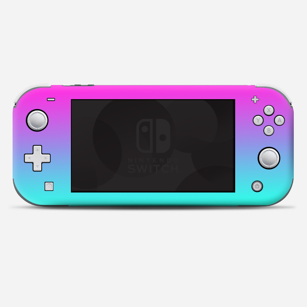 Skins Decals wrap for Nintendo Switch Lite - hombre pink purple teal gradient