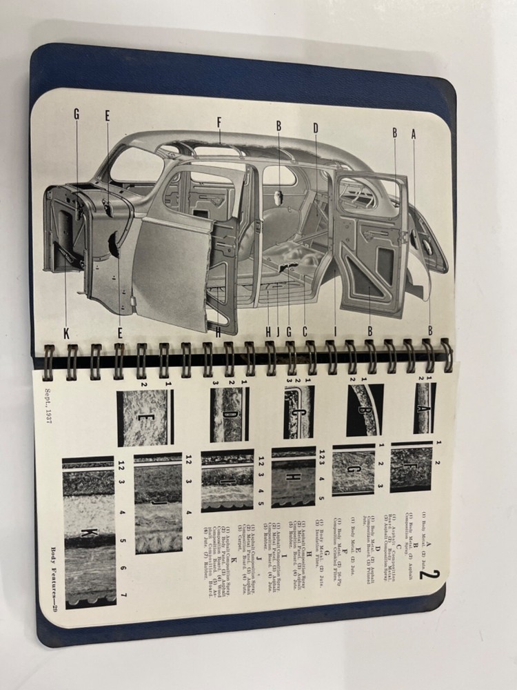 1938 Packard Motor Car Packard Six & Packard 8 Data Automobile Book