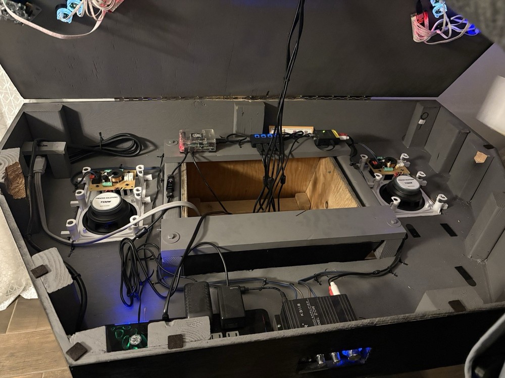 Raspberry Pie Custom built Arcade Machine, ,TS50W Speaker sound system