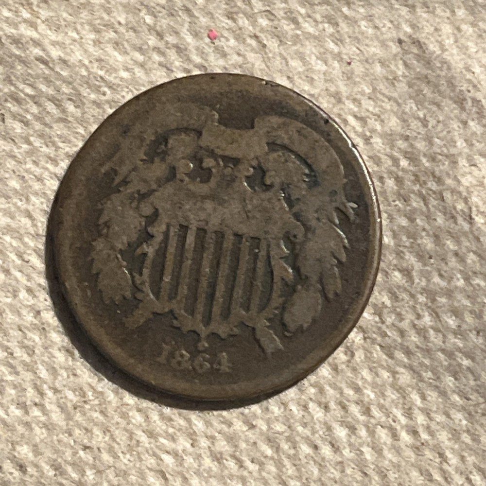 1864 Two Cent Piece Good