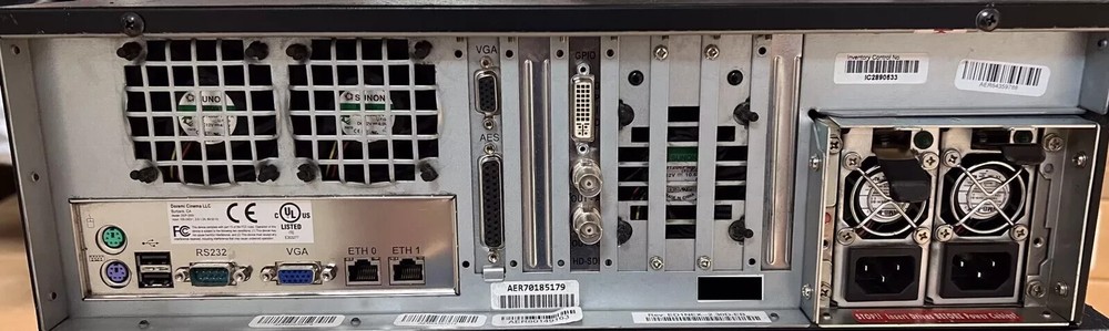 Doremi DCP2000 Cinema Server TESTED FULLY FUNCTIONAL!