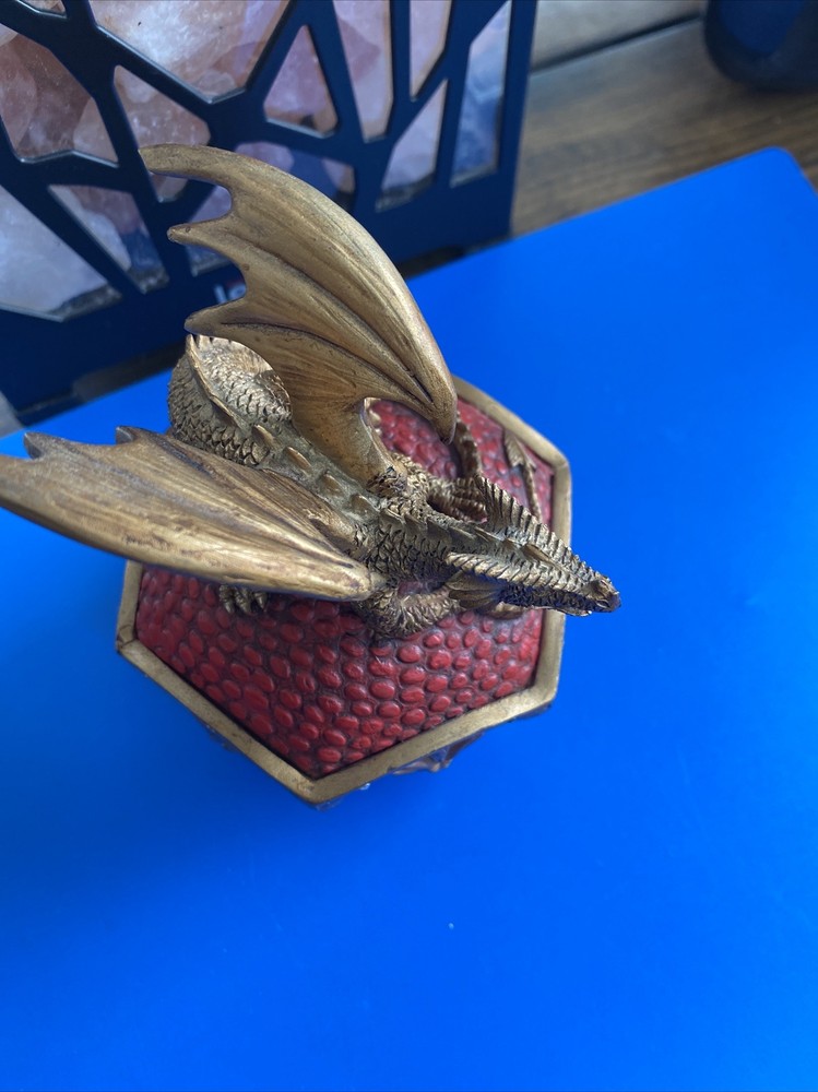 Dragon Urn Plastic Night Light With On & Off Switch With Rhinestones Used