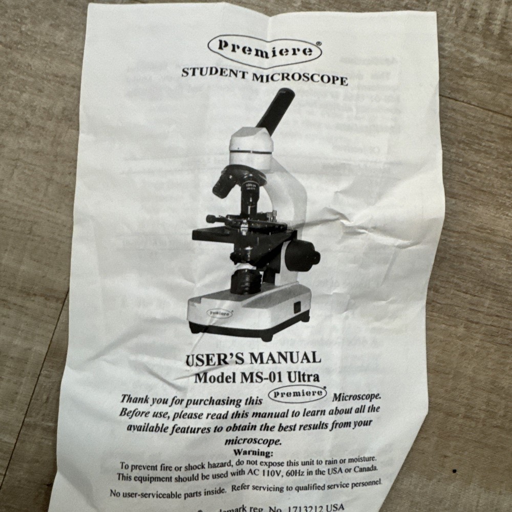 Microscope Student Premiere Model MS 01