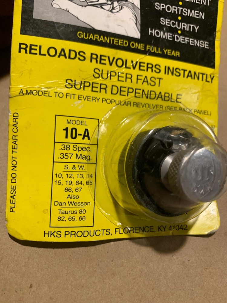 HKS Model 10A Speedloader S&W 6 shot 38/357