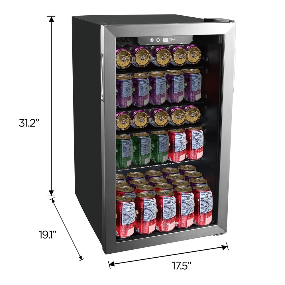 112-Can Refrigerator Glass Door
