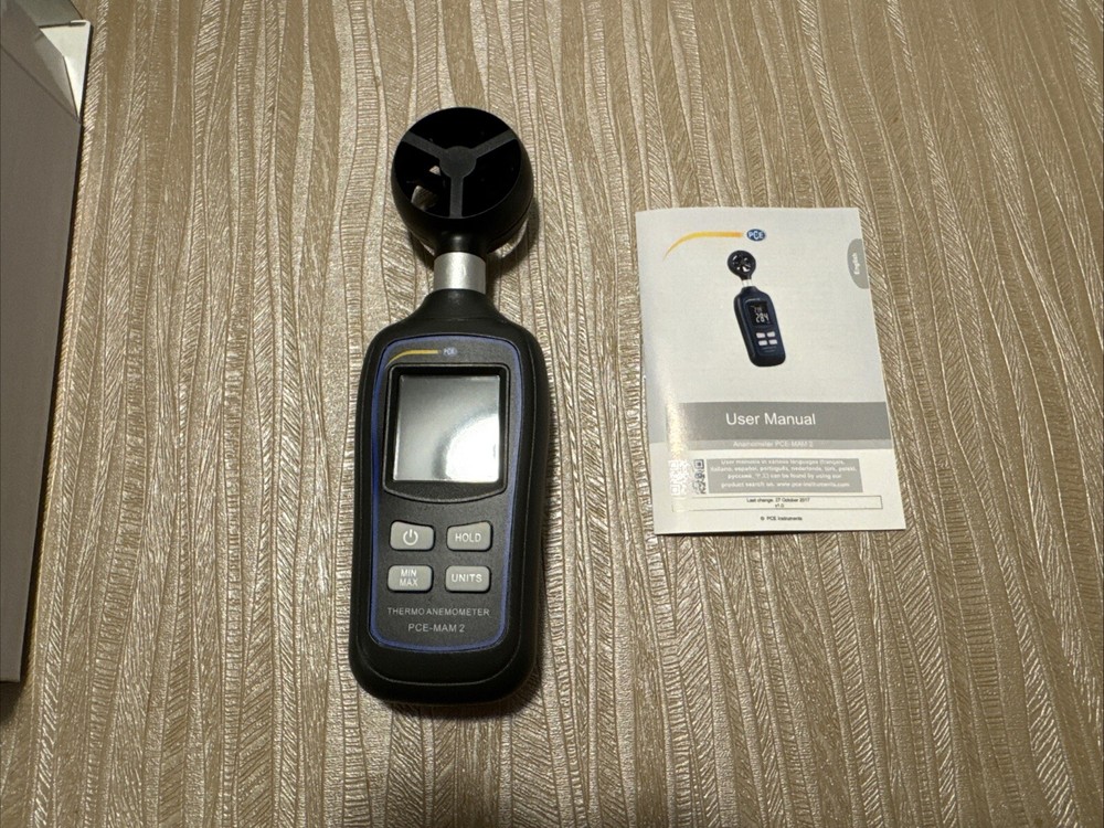 PCE Instruments PCE-MAM 2 - Handheld Anemometer with Temperature
