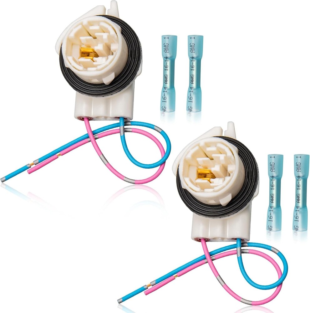 Headlight Wiring Harness Socket 3056 3156 3157 LED Plug for GM GMC Chevy 1997-