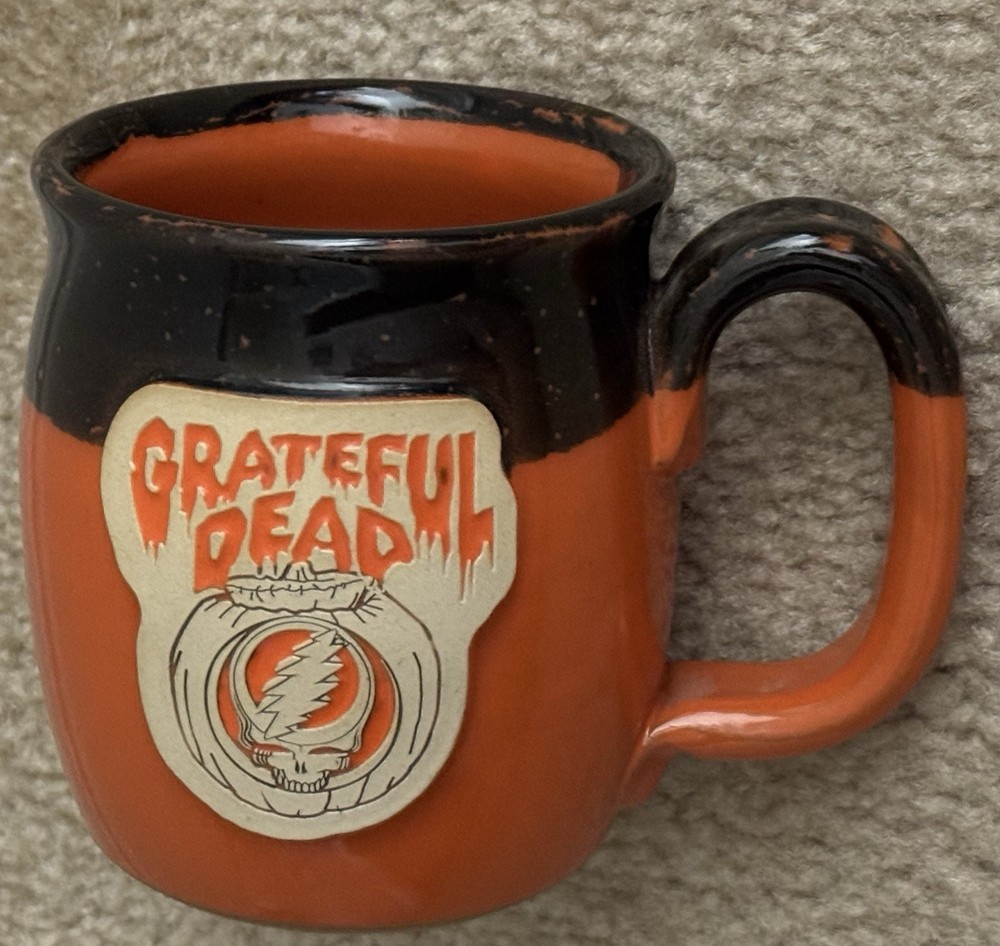 Grateful Dead SYF Pumpkin Java Taster Pottery Mug! Grateful Dead