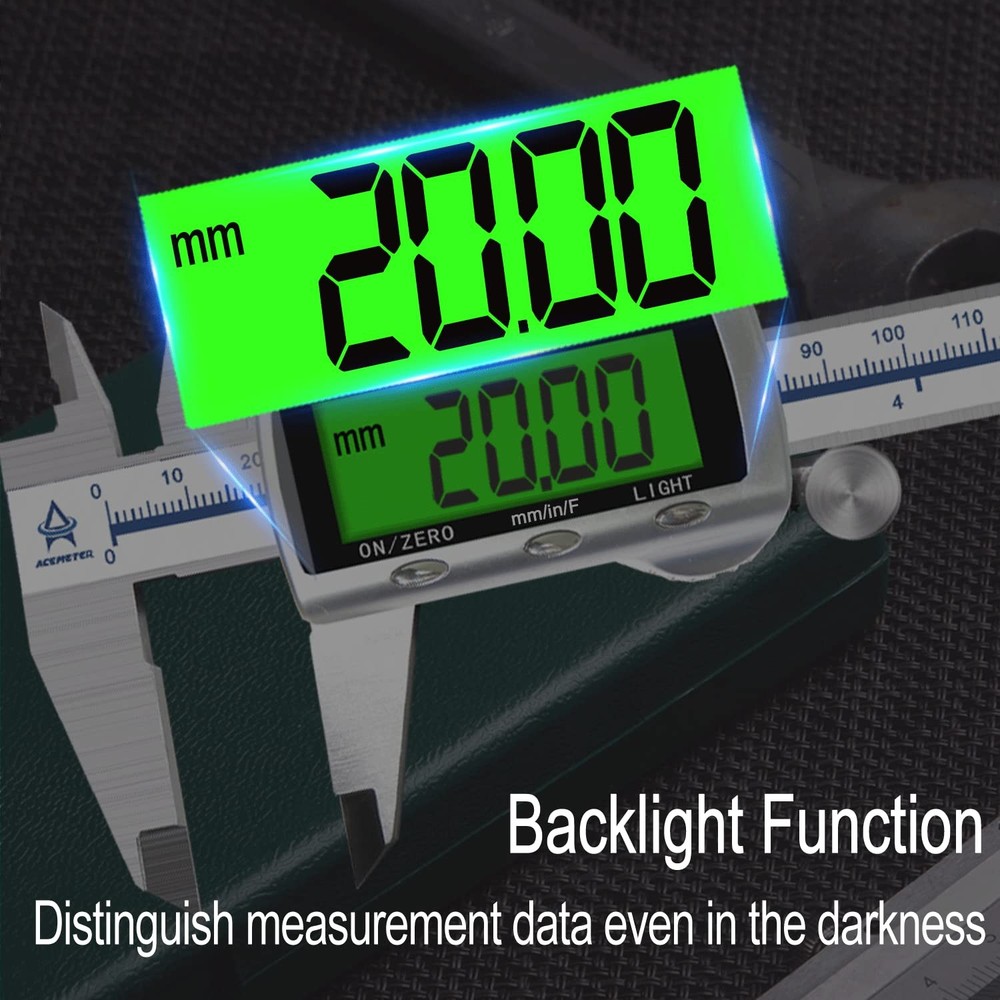 Digital Caliper Electronic Measuring Tool,Digital Vernier Caliper Inch/Millim...