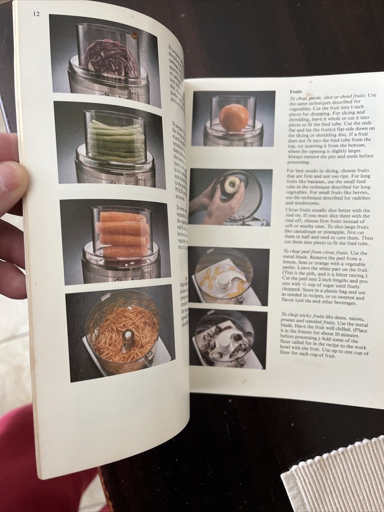 Cuisinart Food Processor Manual DLC-10E Instruction Manual With Recipes