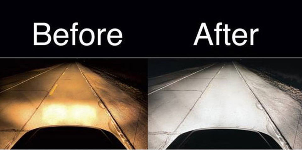 H11 55w Halogen Xenon Headlight Replacement 2x Light Bulb Lamp 6000K White