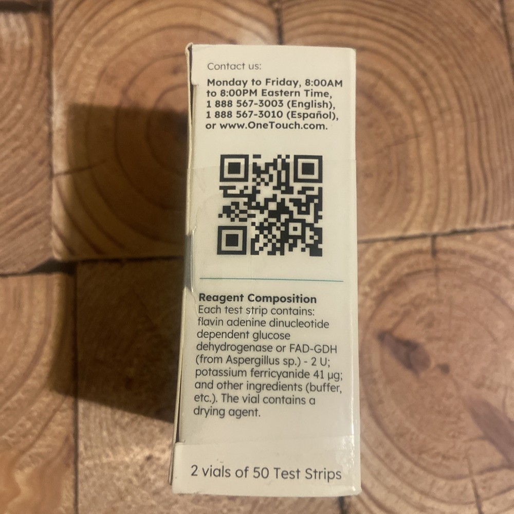 One touch Verio 100ct Strips. Exp-11/30/2026