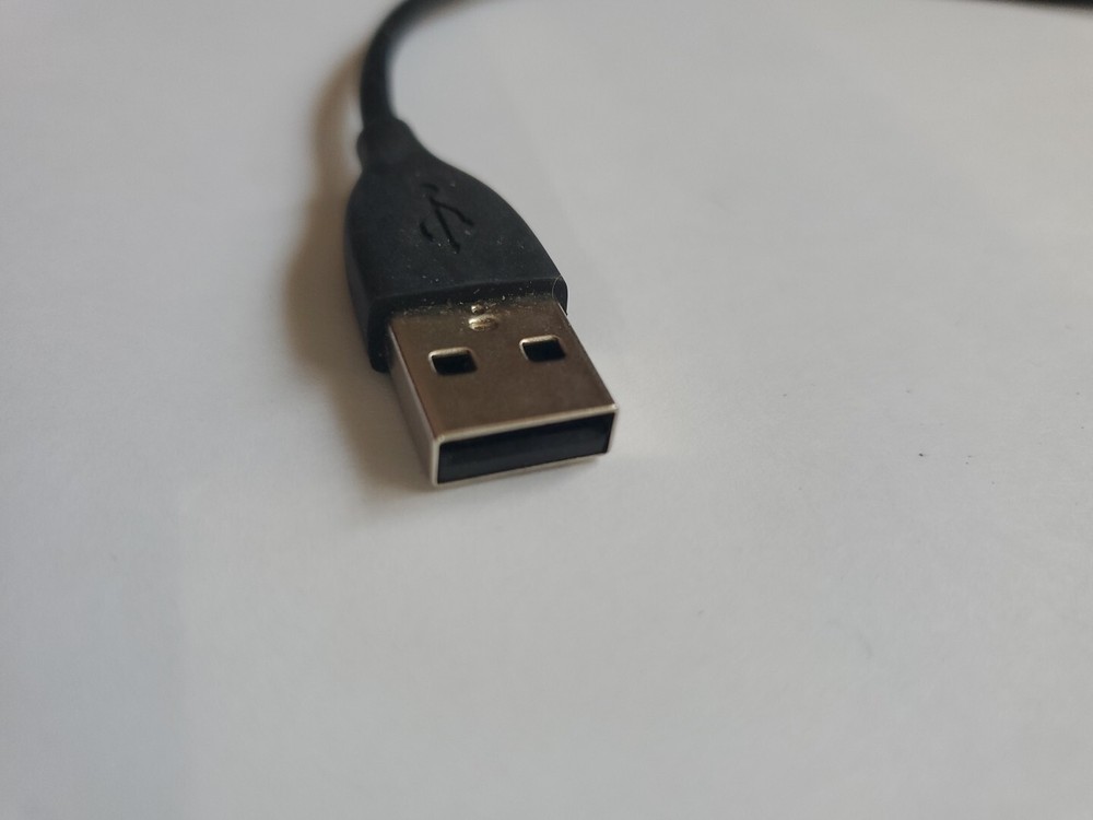 System-S Super Short USB Cable Charger for Fitbit Charge HR 9" Long