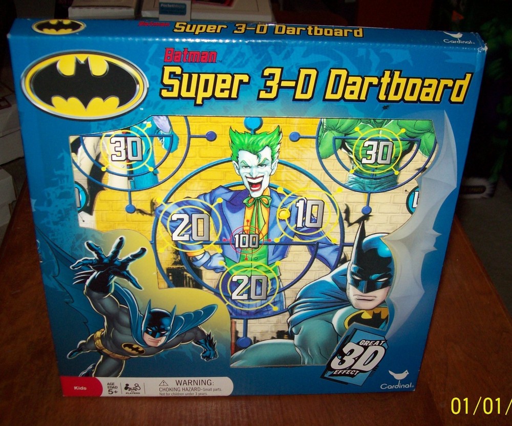 New Batman Super 3-D Dartboard