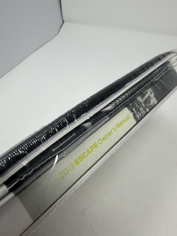 2013 Ford Escape Owner's Manual Set