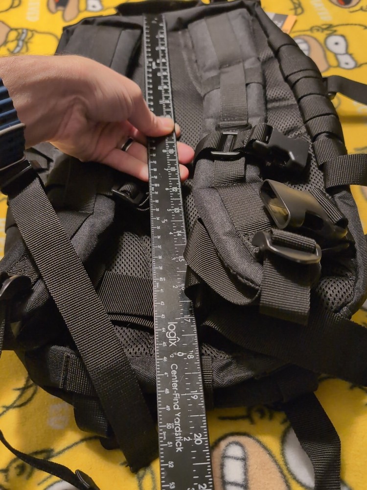 Highland Tactical Vantage Tactical BackpackBlack Molle Webbing NWT