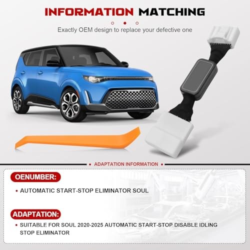 Auto Start Stop Eliminator/Disable for Soul 2020-2025, with disassembly Tools,