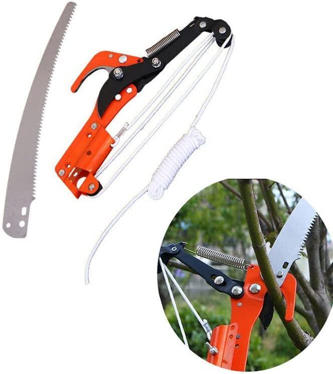 Retractable Tree Pruner Saw Garden Fruit Tree Trimmer Pruning Tool Without Pole
