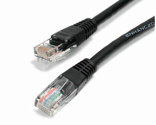 3 Pack Lot - 5ft CAT5e Ethernet Network LAN Router Patch Cable Cord Wire Black